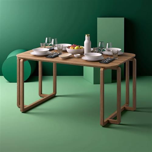 Rectangular dining table Diox 154 cm